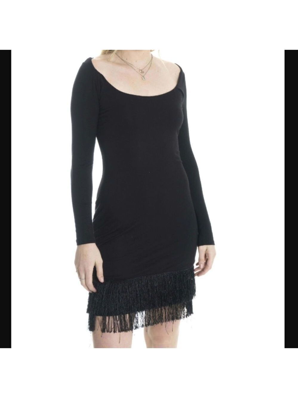 🆕 Weston Wear Black Provine Fringe Dress